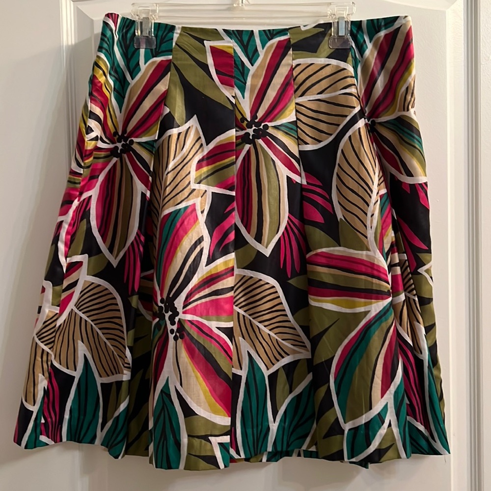 Worthington Flowy, Multicolored, Floral Print Skirt Sz 12